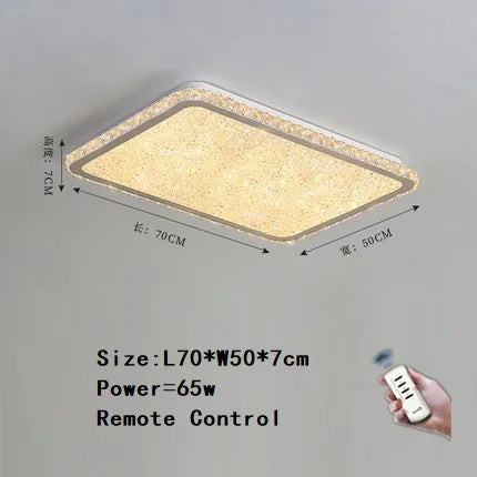 Afralia™ Crystal Round Ceiling Lamp: Nordic Light Luxury LED Home Lighting for Bedroom and Living Room