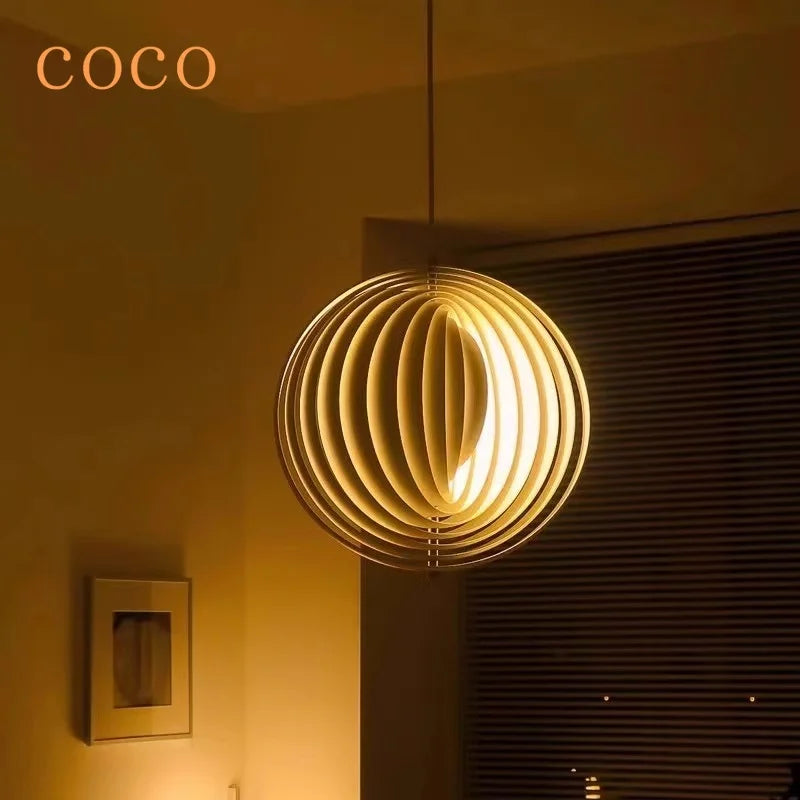 Afralia™ Designer Moon LED Chandelier Nordic Art Hanging Lights