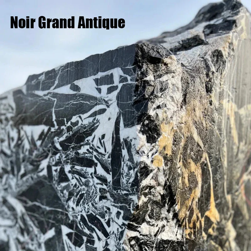 Afralia™ Grand Antique Marble Candlestick Holder: Modern French Fireplace Dining Table Centerpiece