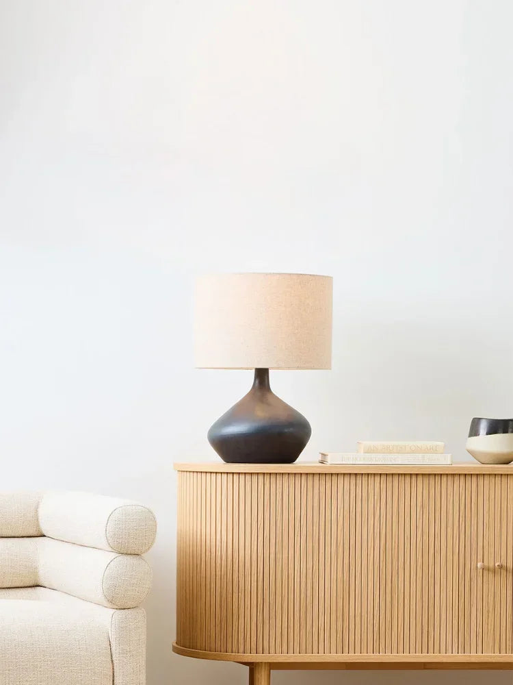 Afralia™ Minimalist Wabi-sabi Resin Table Lamp LED E27 for Living Room Bedside Bedroom