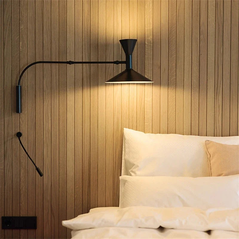 Afralia™ Marseille Rotary Wall Lamp - Adjustable Up/Down Lighting for Living Room & Bedroom