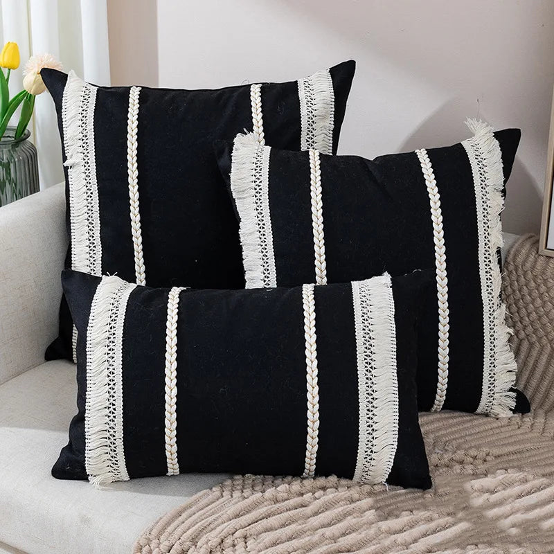 Afralia™ Bohemia Tassel Cushion Cover - 45x45cm/30x50cm