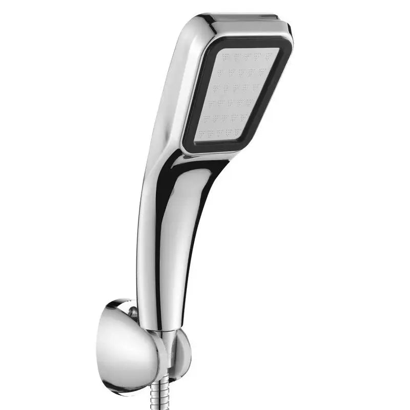 Afralia™ 300-Hole ABS Chrome Square Rainfall Shower Head for High Pressure Handheld Showers