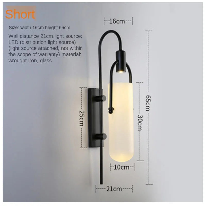 Afralia™ Postmodern LED Wall Sconce: Minimalist Nordic Lighting for Bedroom, Living Room, Aisle