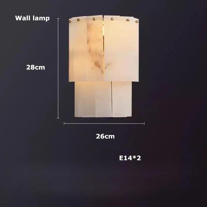 Afralia™ Modern Marble Design LED Ceiling Chandelier for Living Room