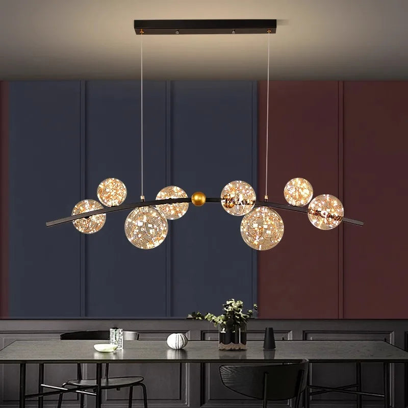 Afralia™ LED Pendant Light Chandeliers for Modern Home Decor - Indoor Living Room & Dining Room Lighting