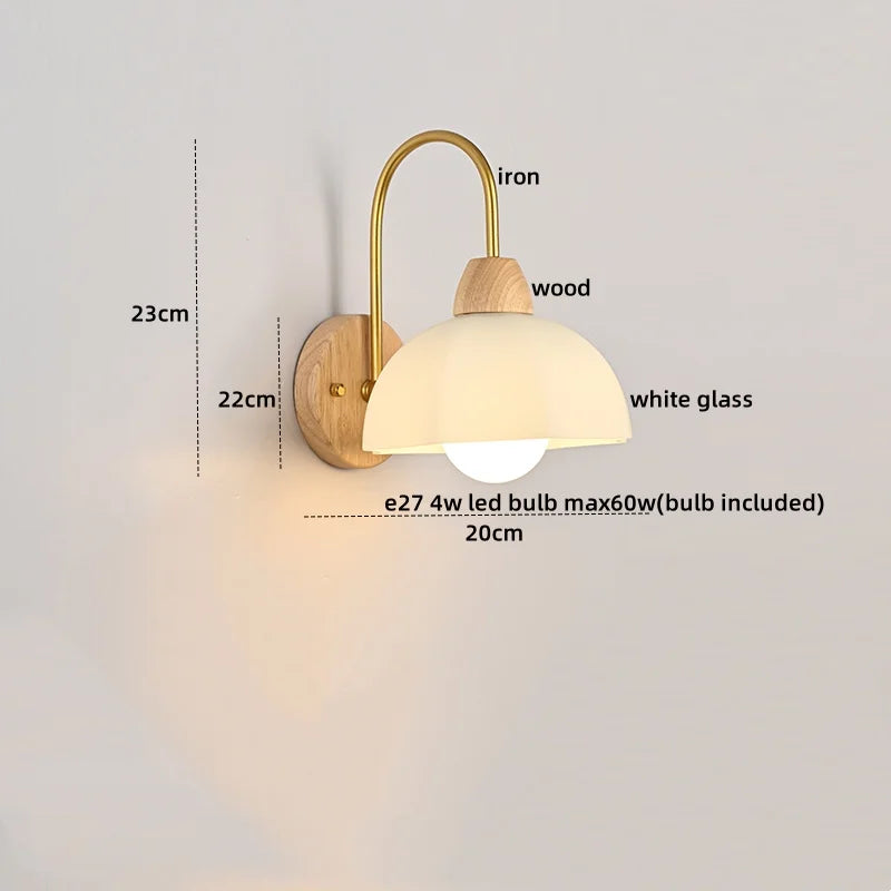 Afralia™ LED Wall Lamps: Nordic Modern Design for Home Decor, Living Room, Bar, Stair - Pull Chain Switch
