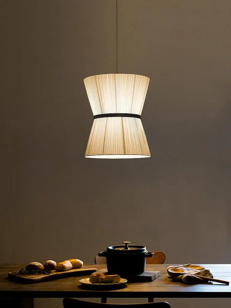 Afralia™ Cocoon Cloth Chandelier: Japanese Pendant Lamp for Home Kitchen Decor