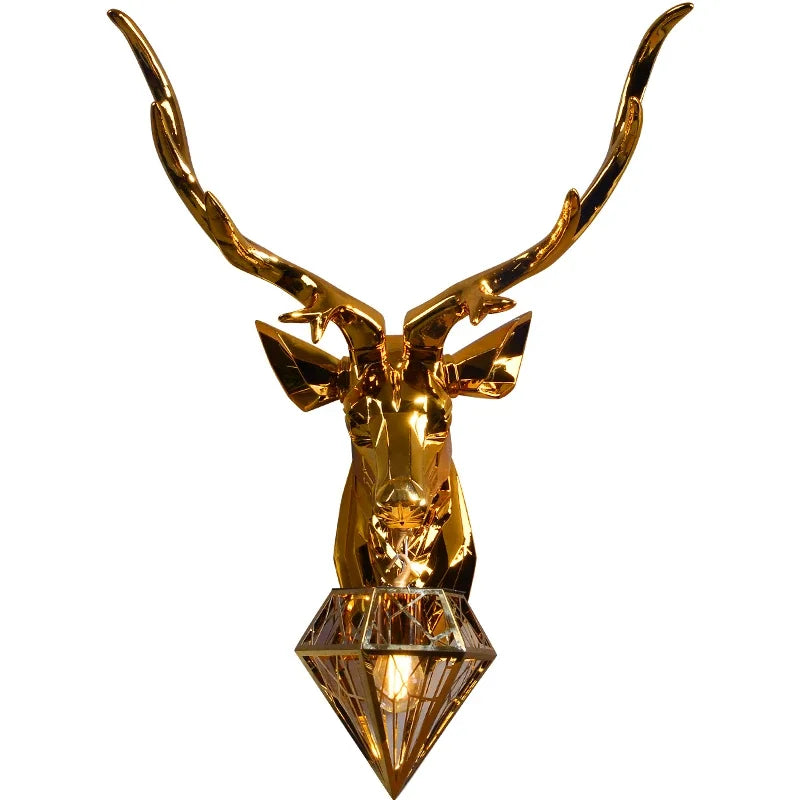 Afralia™ Nordic Antler Deer Wall Sconce Light for Bedroom and Kitchen