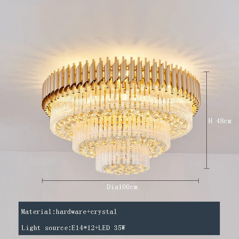 Afralia™ Luxury Nordic LED Rectangular Ceiling Light for Living Room