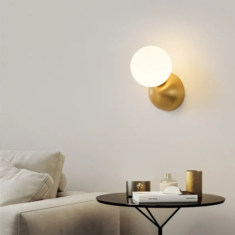 Afralia™ Nordic Italian Copper Wall Lamp for Stylish Modern Interiors