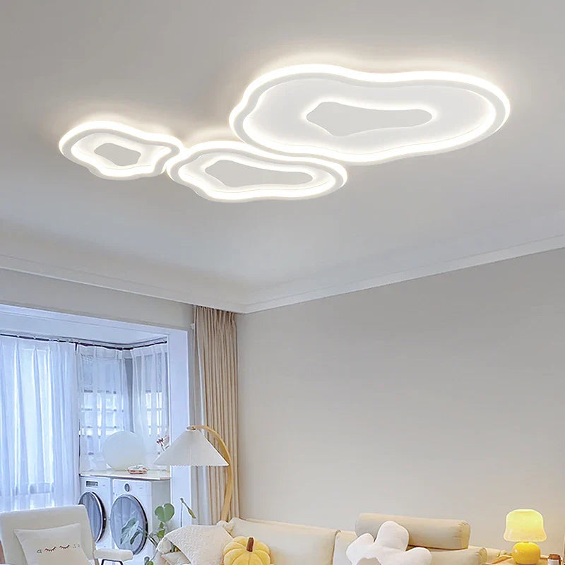 Afralia™ Cloud Chandelier Nordic Modern Living Room Ceiling Lamp