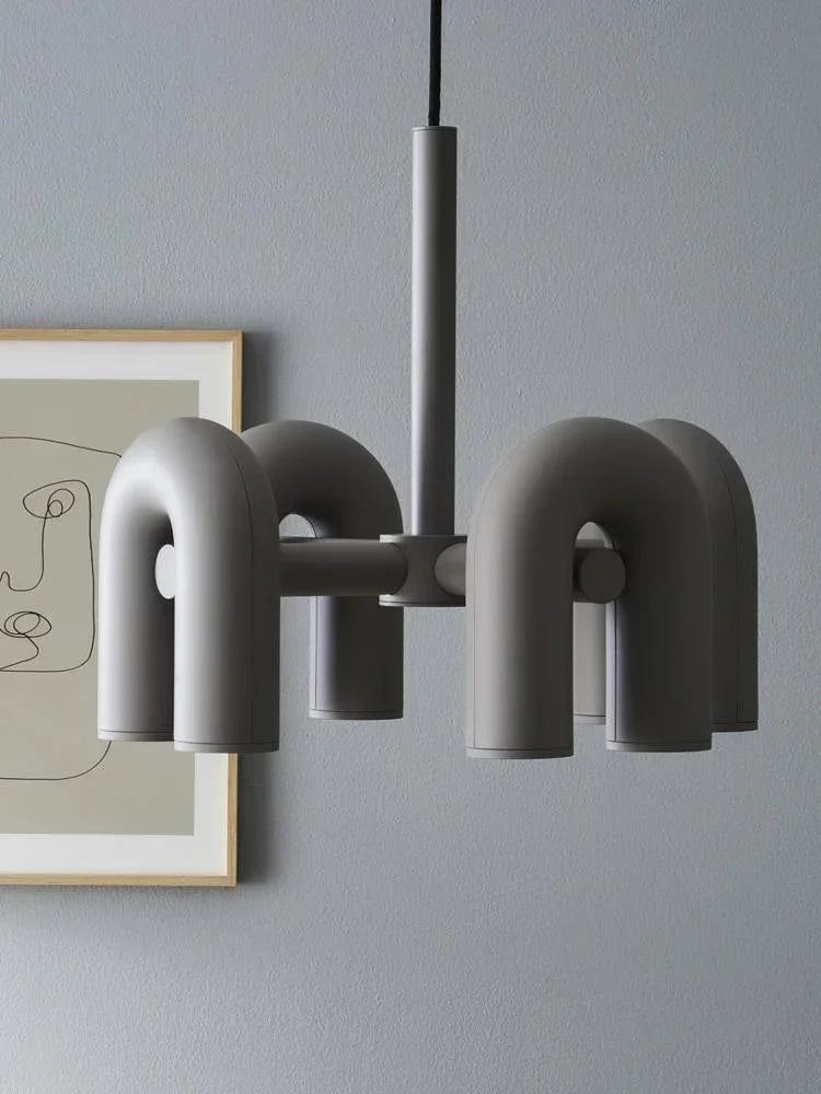 Afralia™ Modern Plastics Chandelier for Dinning Room Art Decor Pendant Lighting