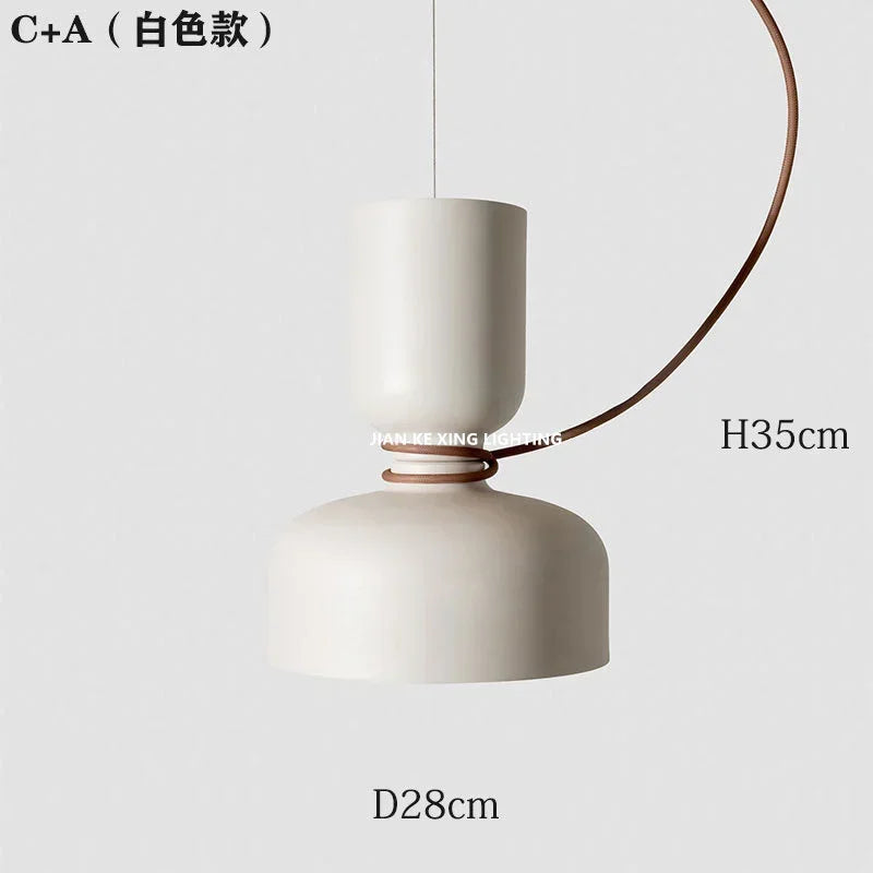 Afralia™ Forged Iron Chandelier Pendant Light E27 Indoor Decorative Lighting