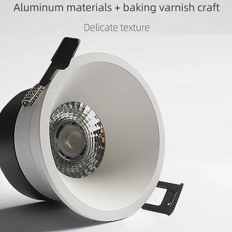 Afralia™ 7W LED Downlight: IP65 Waterproof, Ultra-thin Design, 30° Beam Angle