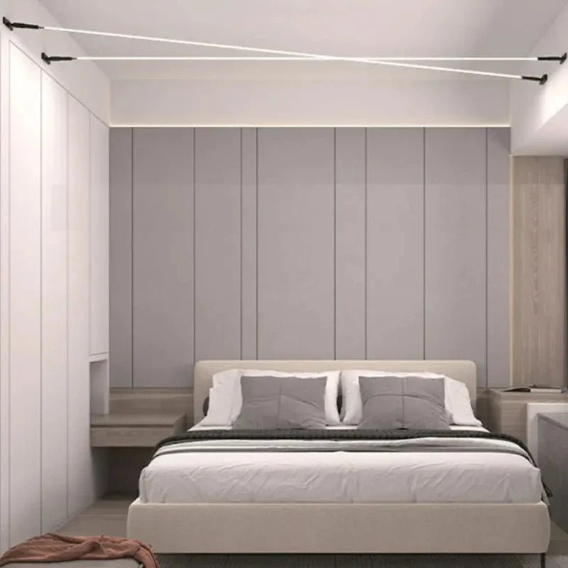 Afralia™ Skyline LED Linear Strip Light for Hotel Office Home Showroom Bedroom