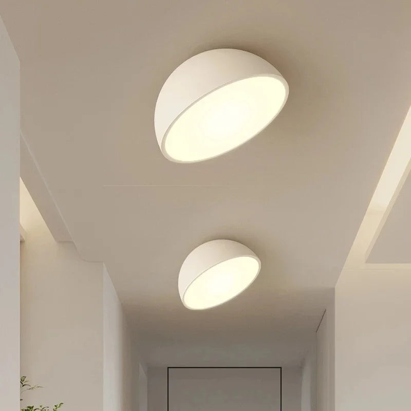 Afralia™ Nordic LED Round Ceiling Chandelier for Modern Home Decor