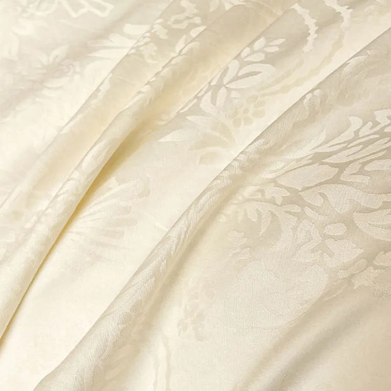 Afralia™ Silk Jacquard Bedding Sets: Summer Cool Quilt Cover Set, Various Sizes