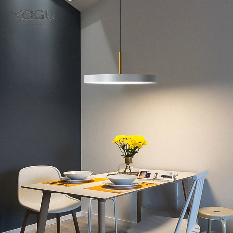 Afralia™ UFO Metal LED Pendant Light - Modern Art Design, Round Hanging Lamp for Home Decor