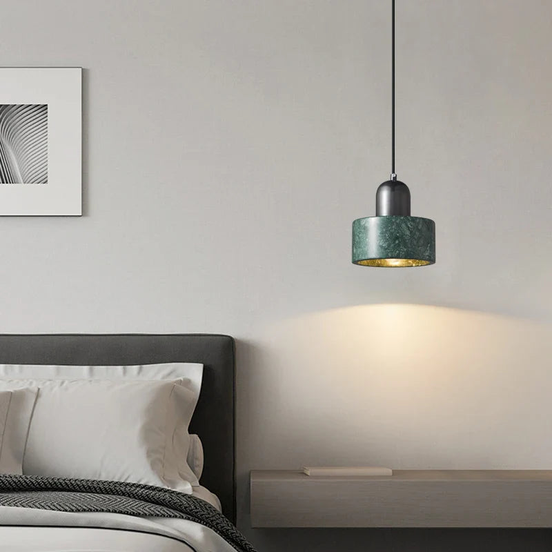 Afralia™ Green Marble LED Pendant Light - Modern Nordic Interior Lighting Fixture