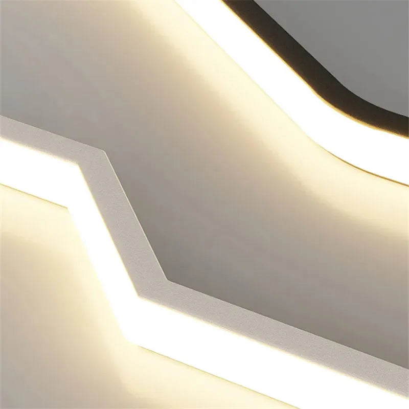 Afralia™ Modern Abstract LED Wall Sconce for Living Room, Staircase, Hallway