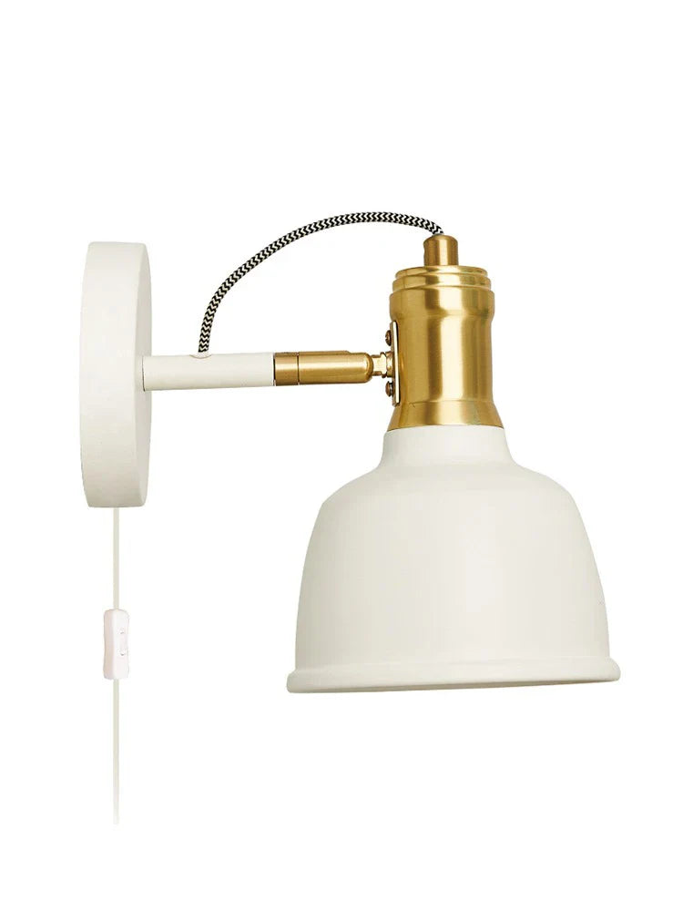 Afralia™ Rotatable Metal Wall Lamp E27 Bedside Macaroon Light Fixture