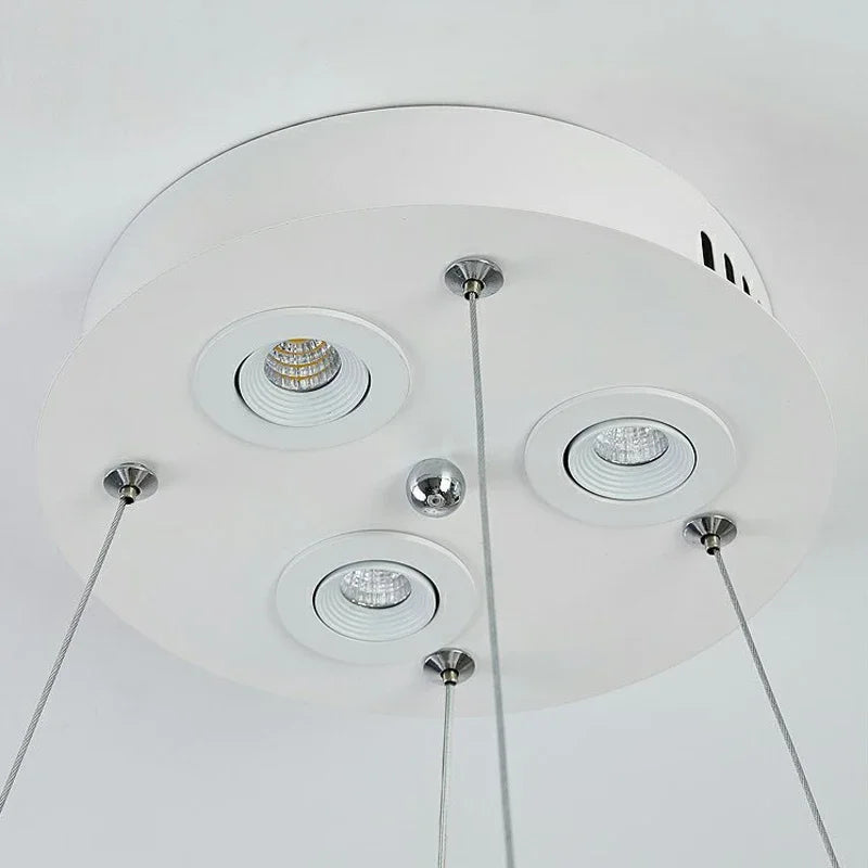 Afralia™ Nordic Feather Pendant Chandelier for Bedroom Kitchen Dining Room