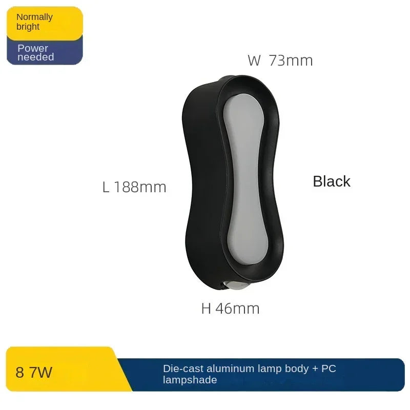 Afralia™ Modern Outdoor Wall Lamp: Stylish IP65 Waterproof Porch Light