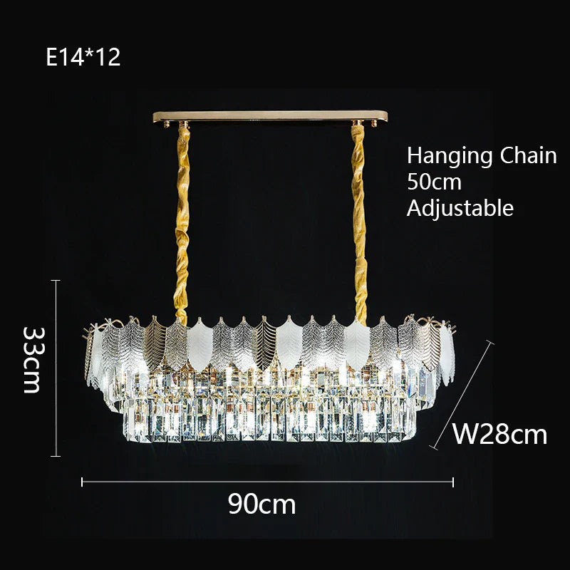 Afralia™ Crystal Indoor Chandelier: Postmodern LED Suspension Lamps for Luxe Living Room Decor