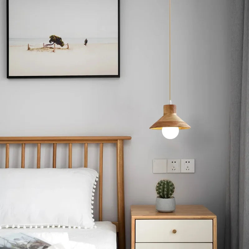 Afralia™ Wood Pendant Lights Set of 3 for Kitchen & Home Decor