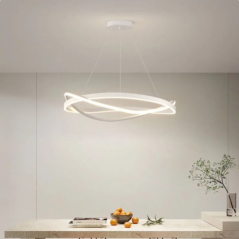 Afralia™ Modern LED Pendant Light - Stylish Hanging Chandelier