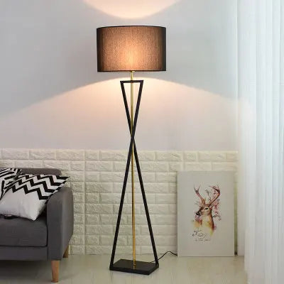 Afralia™ Minimalist Iron Stand Floor Lamp for Modern Home Decor
