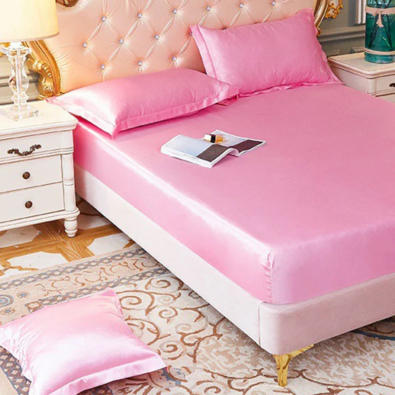 Afralia™ Satin Silk Pillowcase: Smooth & Skin-Friendly Solid Color Cover