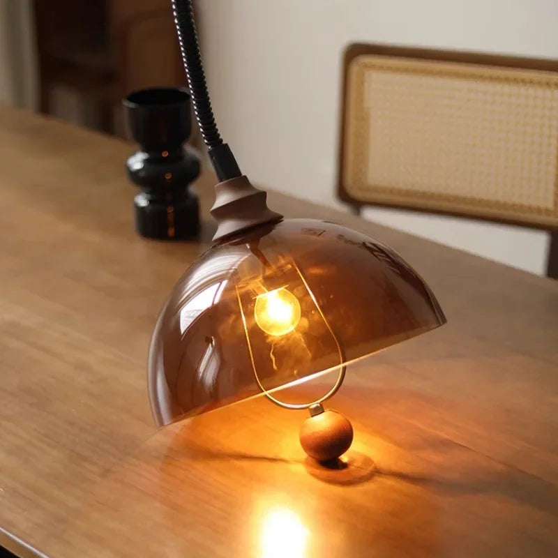 Afralia™ Amber Shades Retro Dining Room Pendant Chandelieriola™