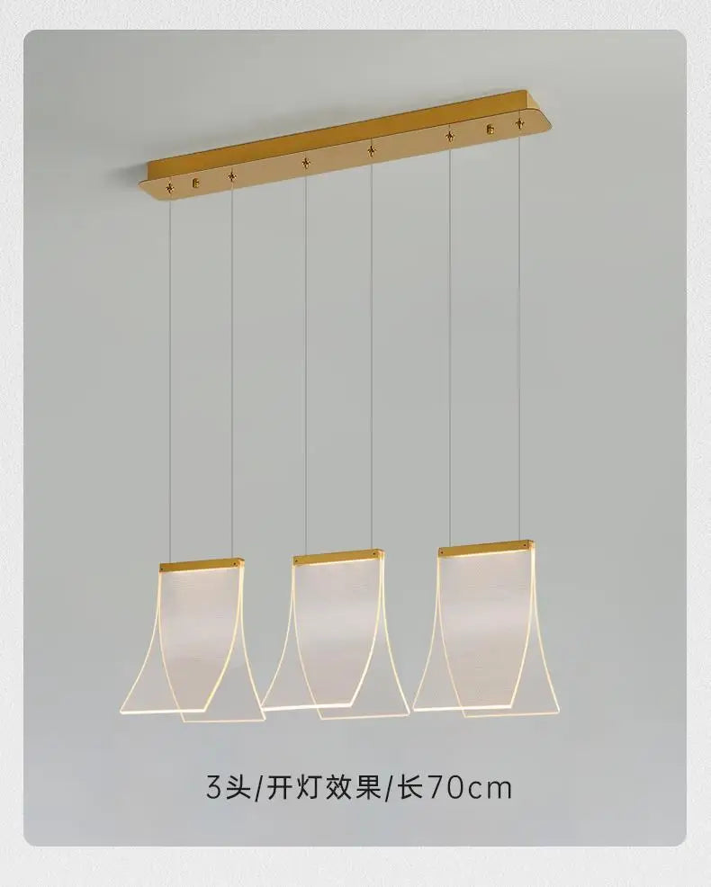 Afralia™ Nordic Dining Room Pendant Light Chandelier Ceiling Lamp for Indoor Living Room