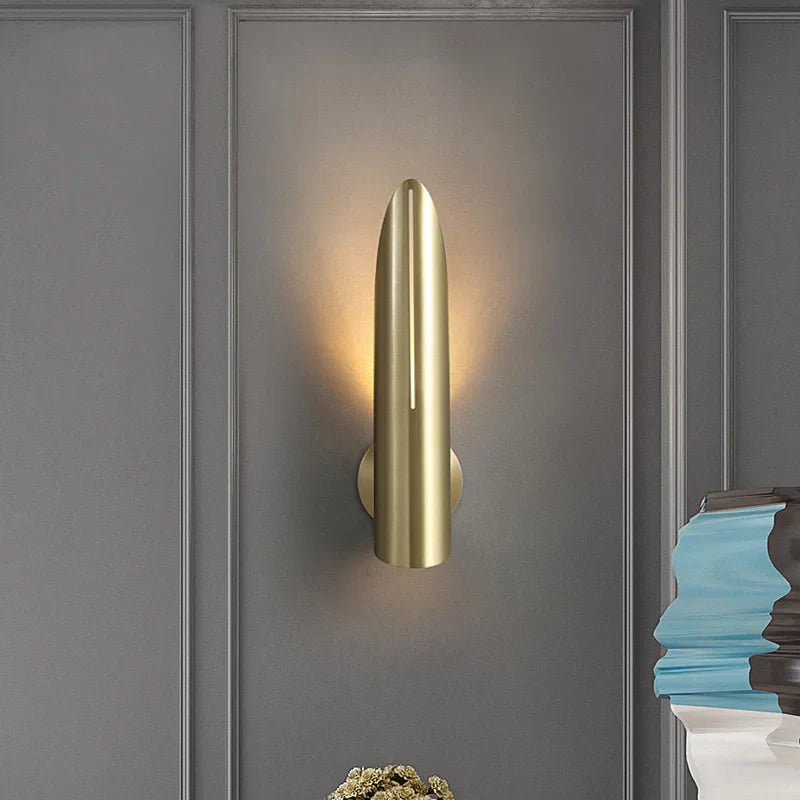 Afralia™ Nordic Minimalist Bullet Wall Lamp for Indoor Spaces