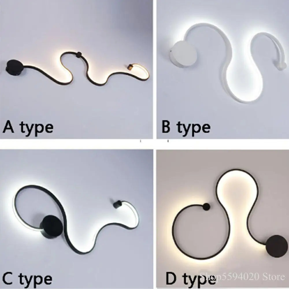 Afralia™ LED Wall Lamp Art Design Ceiling Light for Living Room Hallway