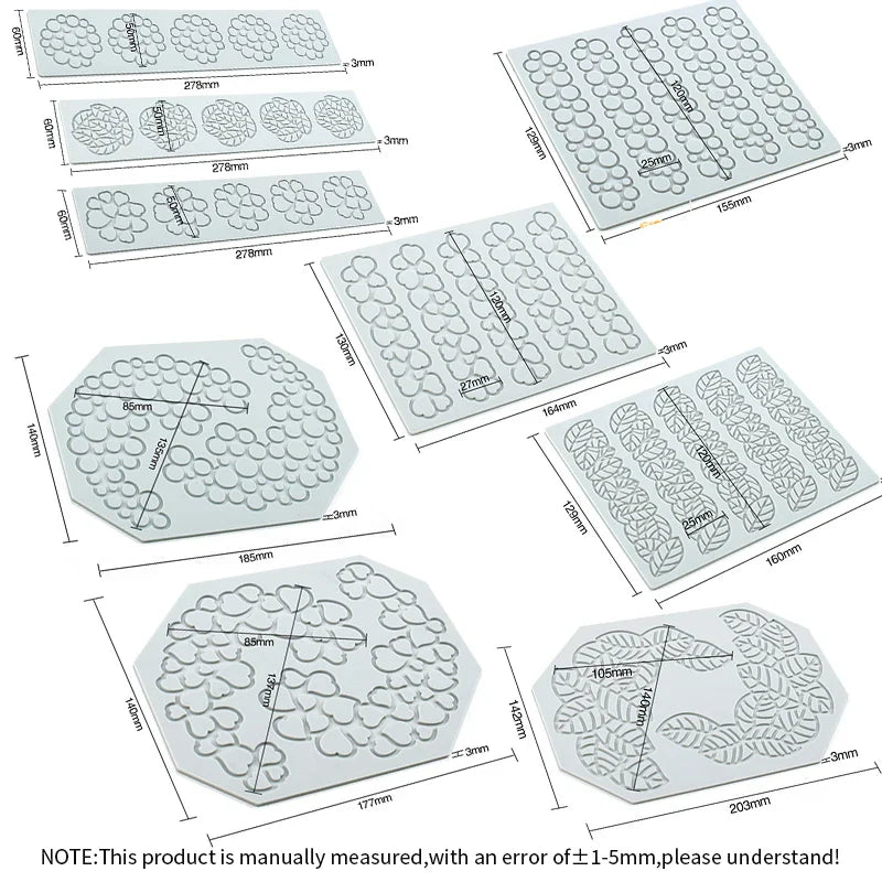 Afralia™ Heart Leaf Shaped Silicone Mold for Dessert Decoration and Molecular Gastronomy