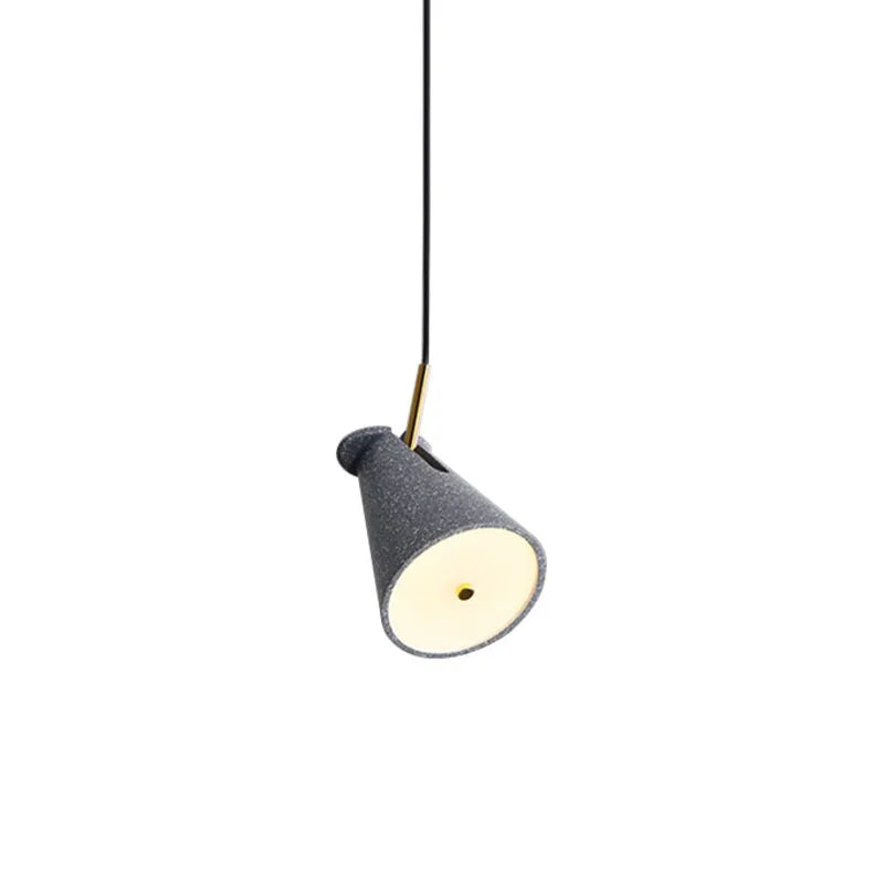 Afralia™ Terrazzo Chandelier: Nordic Style LED Pendant Lamp for Restaurant, Bedroom, or Bar