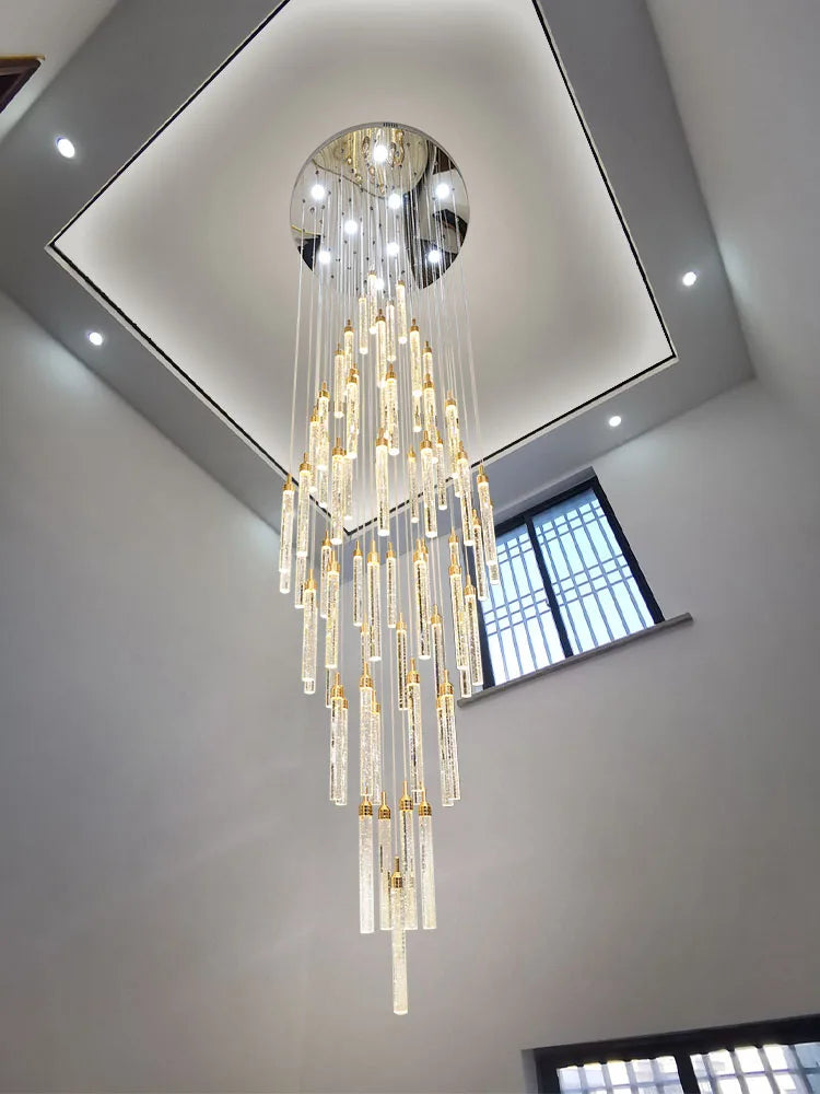 Afralia™ Crystal Chandelier: Modern Luxury Pendant Lighting for Home Decor