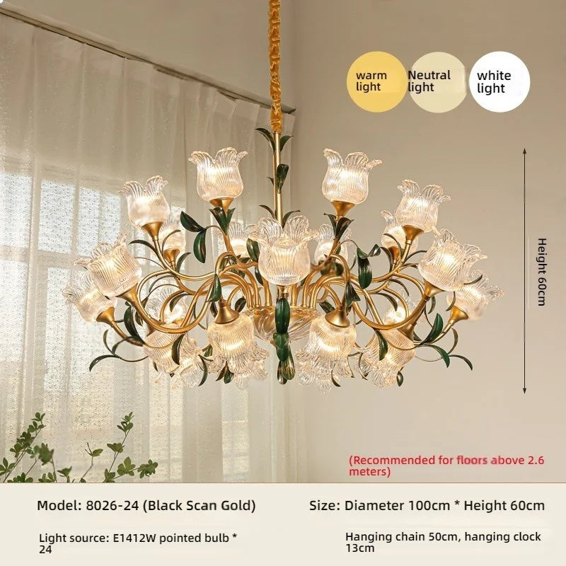 Afralia™ French Retro Crystal Pendant Light for Mid-Range Luxury Living Room
