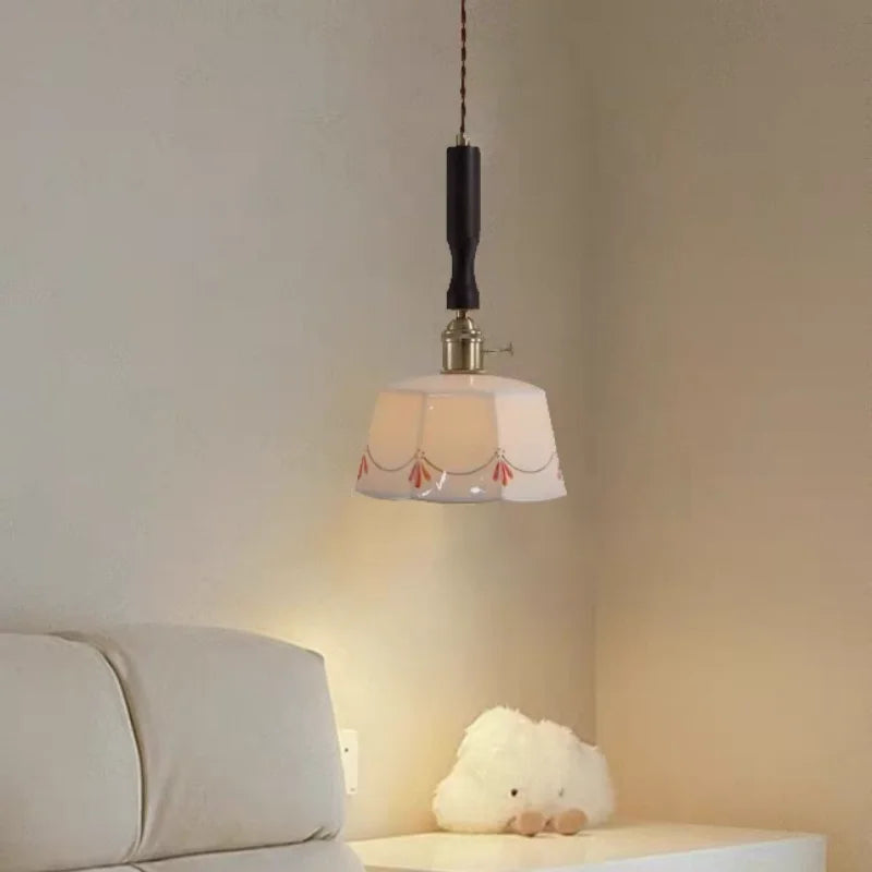 Afralia™ Ceramic LED Pendant Light with Adjustable Wire, Modern Nordic Design