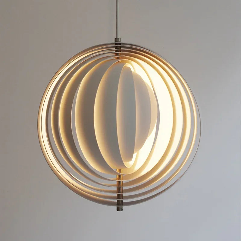 Afralia™ Designer Moon LED Chandelier Nordic Art Hanging Lights