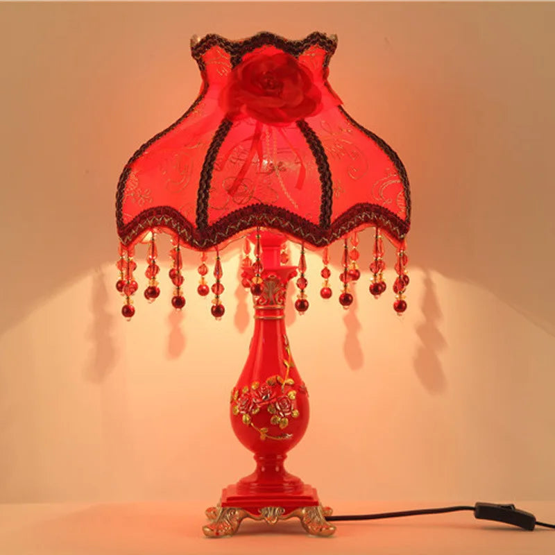 Afralia™ Nordic Princess Vintage Table Lamp for Bedroom and Living Room Décor