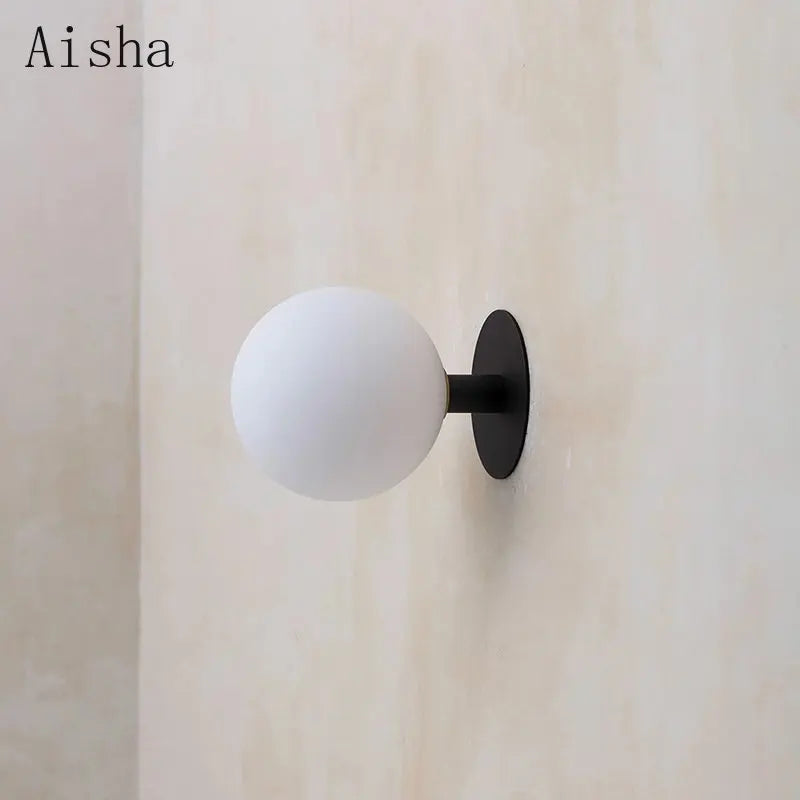 Afralia™ Gold/Black Wall Lamp: Elegant Lighting Fixture for Living Room, Bedroom, Stair, Corridor