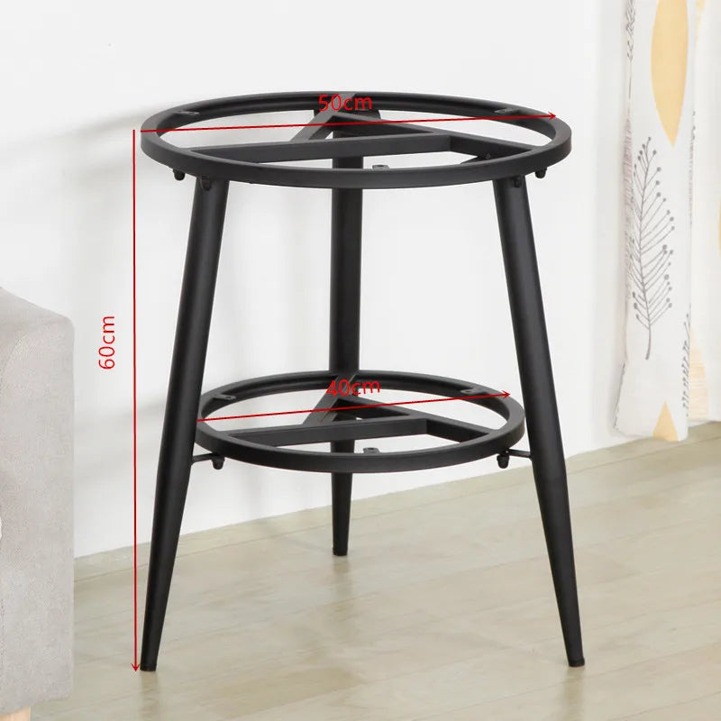 Afralia™ Metal Tea Table Leg Sofa Support Frame for Dining & Balcony Furniture