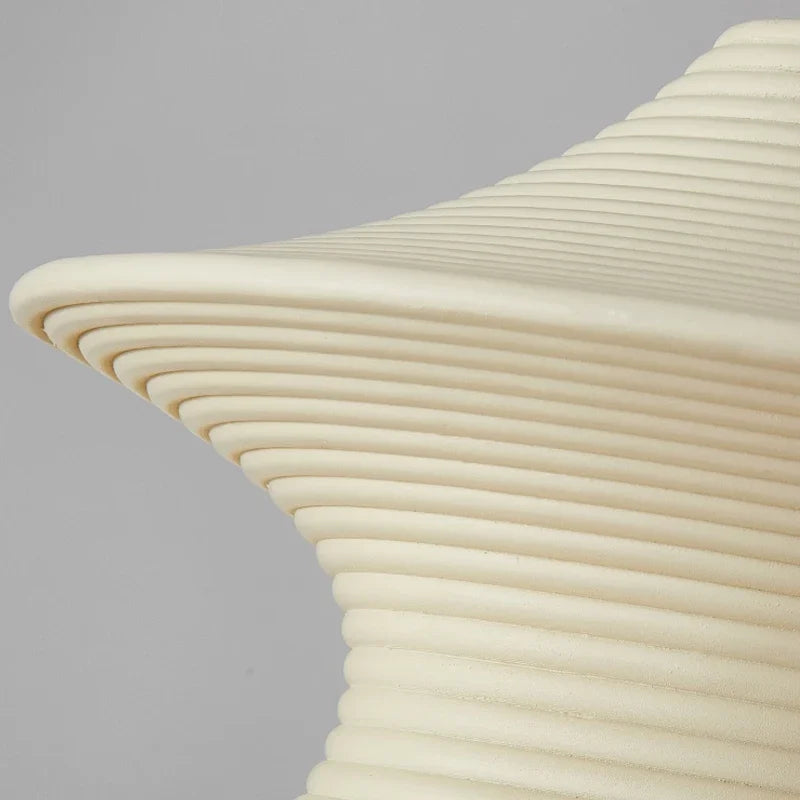 Afralia™ Wabi Sabi Cream Wind Chandelier: Minimalist LED Pendant Light for Home Decor