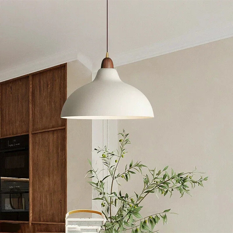 Afralia™ Modern Black Pendant Lights E27 LED Hanging Lamp for Dining Table & Bedroom