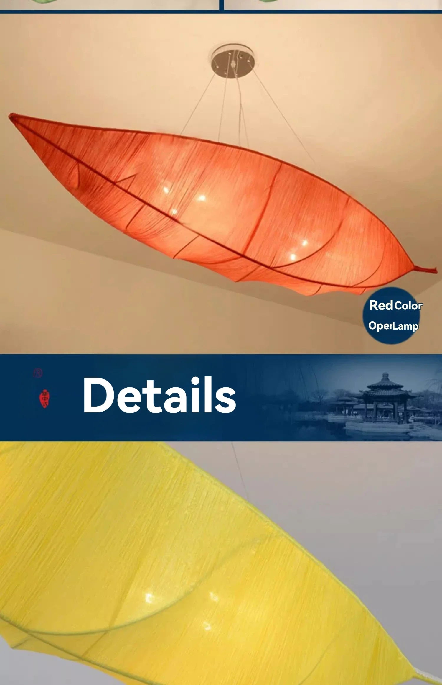 Afralia™ Retro Paper Fabric LED Pendant Light for Bedroom Teahouse Beauty Salon