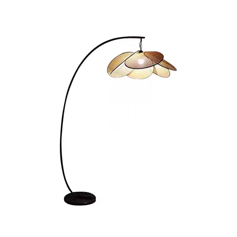 Afralia™ Rattan E27 Bulb Floor Lamp